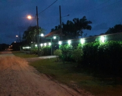 Área externa perimetral noturna